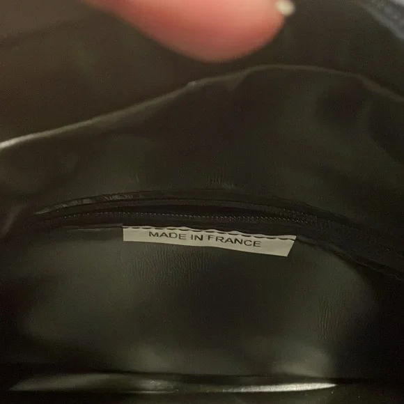 Nwot Gray Purse made in Paris - Picture 3 of 5